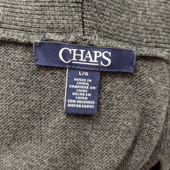 Dark gray sweater wrap dress - Picture 5 of 5